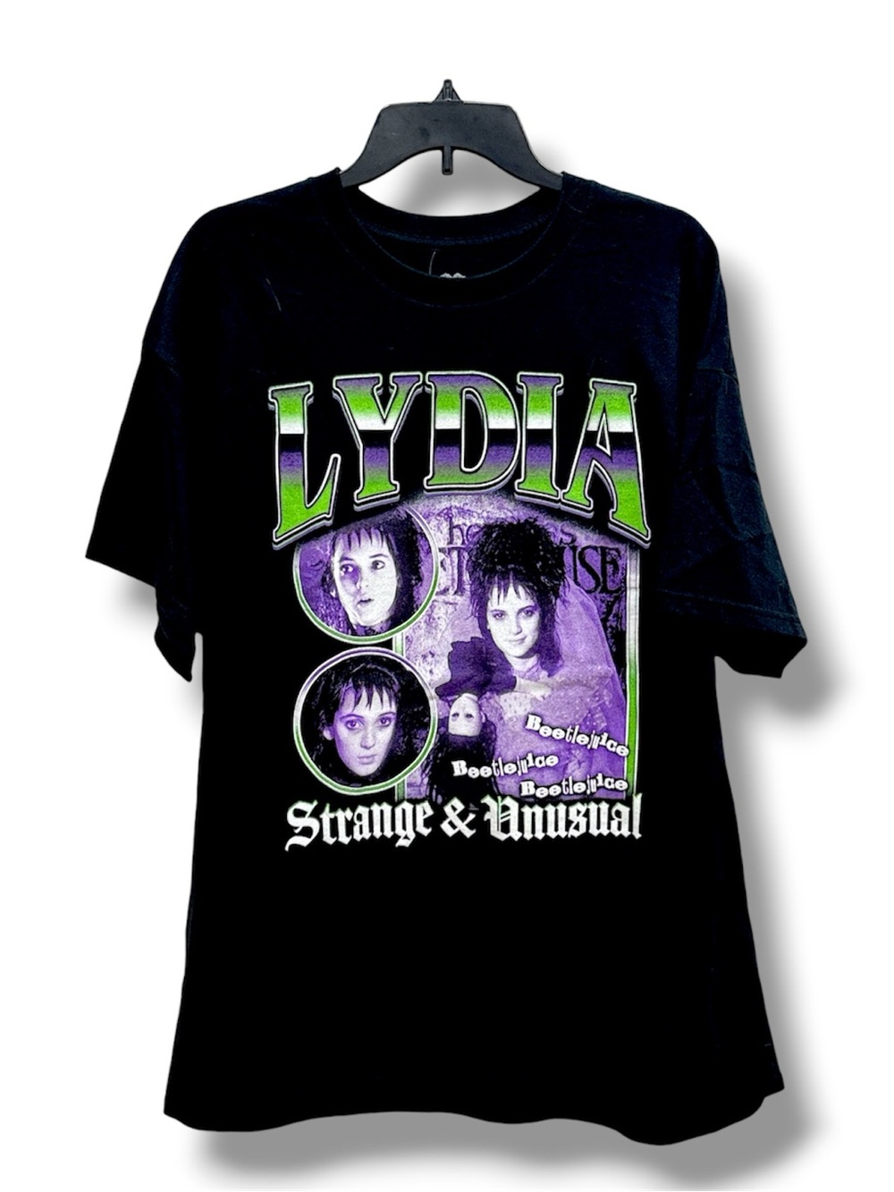 Beetlejuice "Lydia: Strange & Unusual" Graphic T-Shirt - Size XL - NWT